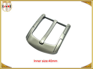 Simple Custom Gunmetal Plating Metal Belt Buckle for Men 40MM Pin Style