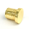Classic Zinc Alloy Gold Plating Cylinder Shape Metal Zamac Perfume Bottle Cap