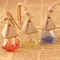 8ML Triangular Cap Rhombic Empty Bottle, Car Fragrance Bottle, Color Perfume Bottle, Color Glass Bottle with custom LOGO