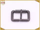 Plain Square 1 Inch Metal Purse And Bag Buckle Hardware Single Prong Roller