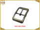 Fashion Silver Plated Custom Zinc Alloy Metal Pin Belt Buckle / Tri Glide Buckle