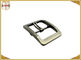 Silver Plated Zinc Alloy Pin Metal Belt Buckle For Men / coat Belt Buckle Replacement