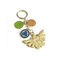 Kids Gold Customised Key Chains Zinc Alloy Oem Design Colorful With Logo