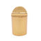 Zamac Custom Perfume Bottle Caps Simple Shinny Gold Color With Engrave Logo