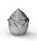 ISO9001 Floral Zinc Alloy Glass Perfume Bottle Cover