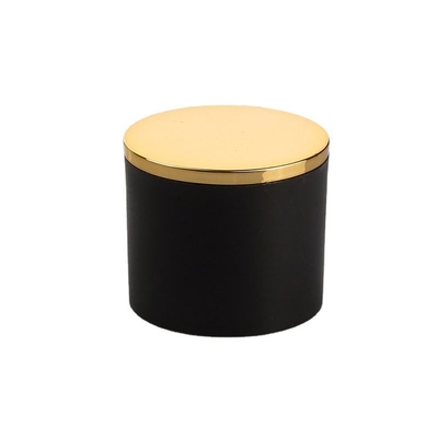 Round Black Plastic Perfume Cap Cosmetic Packaging Customization