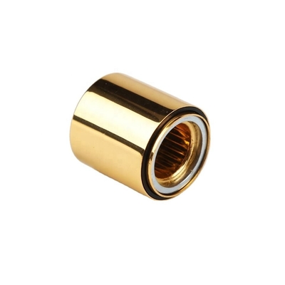 Shiny Golden Aluminum Luxury Perfume Cap Surface Color Customization