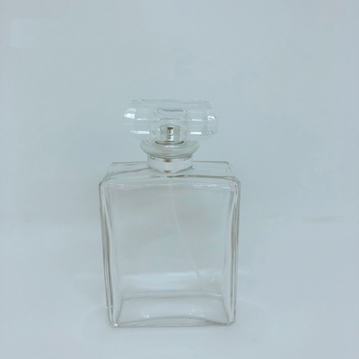 100ml No. 5 Perfume Bottle Glass Bottle, Empty Bottle, Bayonet Nozzle, Square Press, Cosmetics Bottle