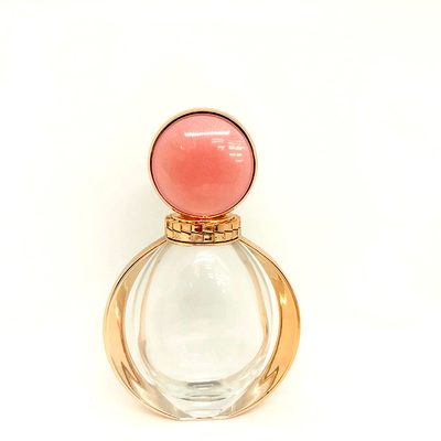 Exquisite 90ml Rose Fragrance Perfume Bottle Glass Bottle Spray Perfume Packaging Material Perfume Empty Bottle