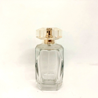 75ml Exquisite Diamond Perfume Bottle Glass Bottle Transparent Bayonet Spray Empty Bottle Perfume Packaging Factory