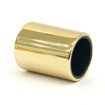 Classic Zinc Alloy Gold Plating Cylinder shape Metal Zamak Perfume Bottle Cap