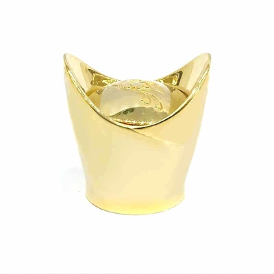 Custom Made Beautiful Gold Color Metal Zamak Perfume Bottle Cap