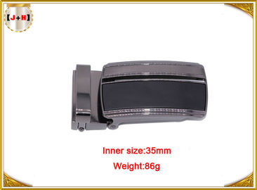 Reversible Zinc Alloy Metal Belt Buckle For Men With Clips 35mm
