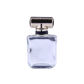 White Silver Color Perfume Bottle Caps , Metal Zamac Perfume Cap For Glass Bottle