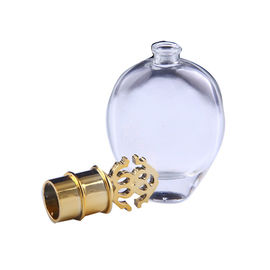 Metal Zinc Alloy Custom Cylinder Perfume Bottle For Perfume Glass Bottles