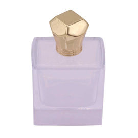 Four Sided Diamond Shaped Zamak Perfume Caps , Small Perfume Bottle Tops