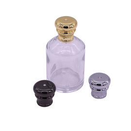 Fashion Custom Perfume Cap Zinc Alloy Black Plastic Perfume Spray Caps