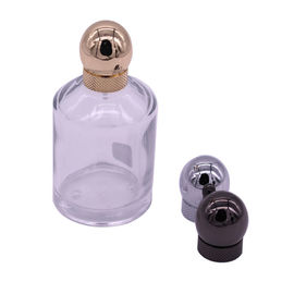 Luxury Round Perfume Bottle Screw Cap Metal Perfume Cap Free Design