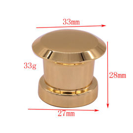 Gold Magnetic Metal Zamak Perfume Caps Perfume Cover Fashion Customize