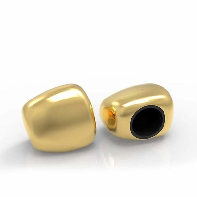 Buy Stone Shape Metal Perfume Bottle Zamac Caps Custom Logo Luxury Creative online manufacture