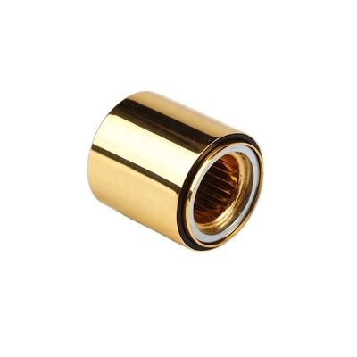 Buy Shiny Golden Aluminum Luxury Perfume Cap Surface Color Customization online manufacture