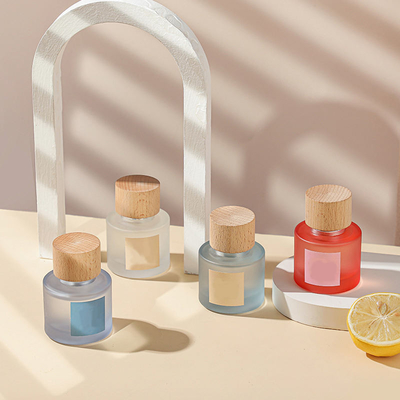 Buy Customized Cylindrical Wooden Perfume Cap Surface Multiple Color Choices online manufacture