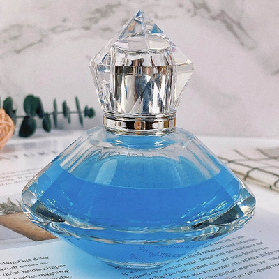 Buy Wholesale High-Grade Glass Perfume Bottles 75ml Shaped Crystal White Glass Transparent Perfume Bottles Can Be Equipped W online manufacture