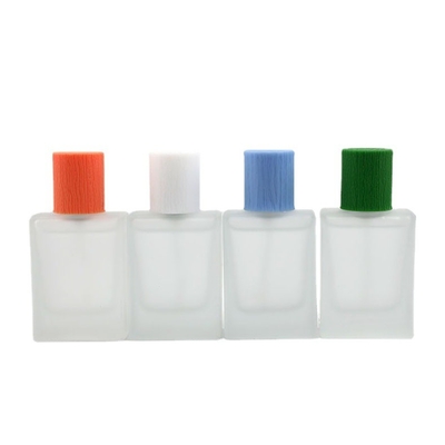Buy Wholesale Spot Perfume Bottle Transparent Frosted Perfume Bottle Wood Grain Cover Glass Perfume Bottle Subpackage Glass online manufacture