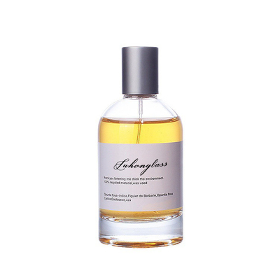 Buy Perfume Bottle 30ml 50ml 100ml Round Glass Spray Perfume Bottle Women'S Luxury Empty Perfume Bottle With Silver Cap online manufacture