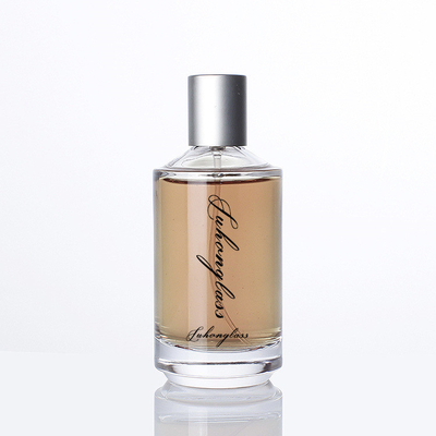 Buy Cylindrical Conical Perfume Bottle 30ml 50ml 100ml Cosmetics Sub Bottle Transparent Glass Perfume Bottle online manufacture