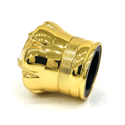 Buy Crown Type Gold color Zamak Aluminum Perfume Bottle Caps online manufacture