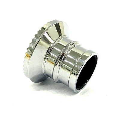 Buy Custom Silver color Zamak Aluminum Perfume Bottle Caps online manufacture