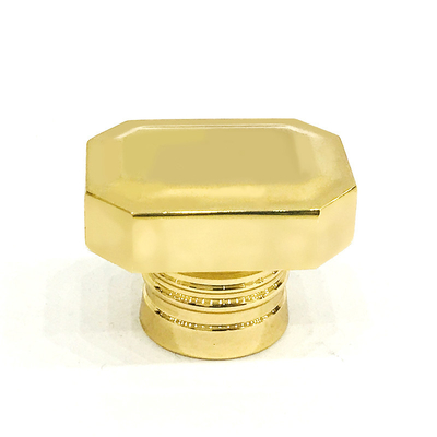Buy Classic Zinc Alloy Gold Plating Rectangle shape Metal Zamak Perfume Bottle Cap online manufacture