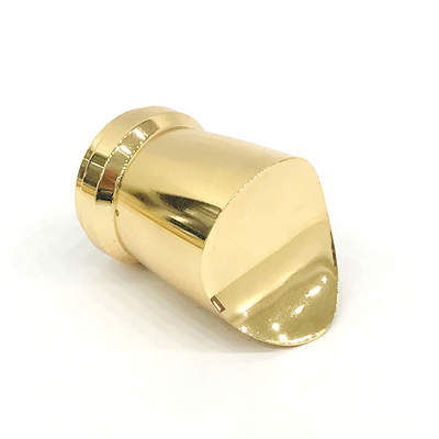 Buy Creative Zinc Alloy Gold Plating Cylinder Shape Metal Zamac Perfume Bottle Cap online manufacture