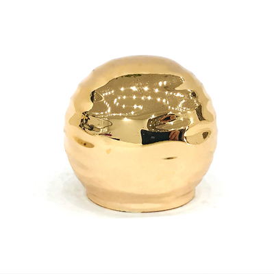 Buy Classic Zinc Alloy Gold Ball Shape Metal Zamac Perfume Bottle Cap online manufacture