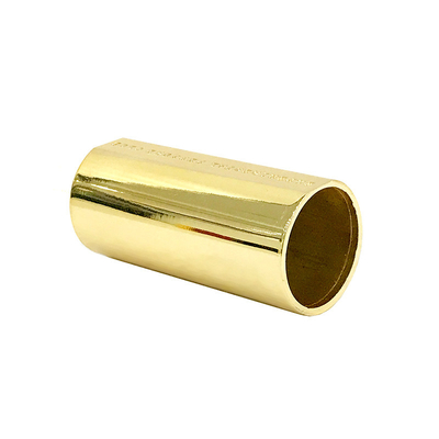 Buy Classic Zinc Alloy Gold Long Cylinder Shape Metal Zamac Perfume Bottle Cap online manufacture