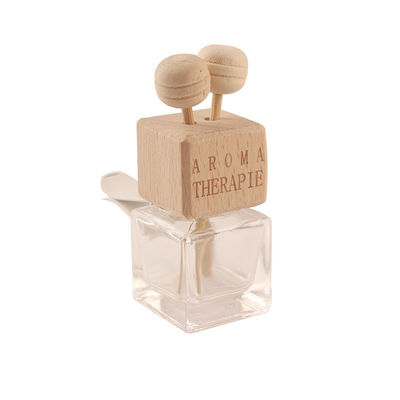 buy Car Air Conditioning Vehicle Air Outlet Clamp Square Glass With Wooden Cap online manufacture