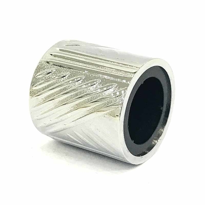 Buy Cylinder Shape Classical Chromium Platiing Zinc Alloy Metal Persume Bottle Cap online manufacture
