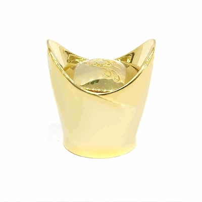 Buy Custom Made Beautiful Gold Color Metal Zamak Perfume Bottle Cap online manufacture