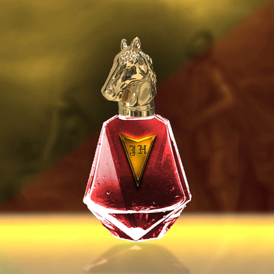 Buy High Quality Luxury Heavy Weight 96g Zamac Horse Shape Head Perfume Bottle Cap online manufacture