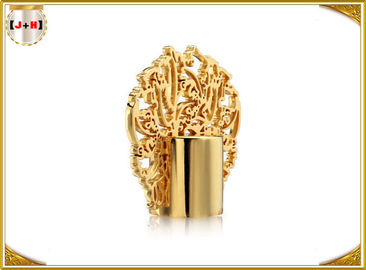 Buy Peacock Shape Electroplate 3D Drawing Zamac Perfume Cap online manufacture
