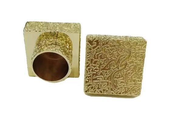 Buy High-End  Die Casting Zamak Perfume Caps Square Shaped Perfume Cover online manufacture