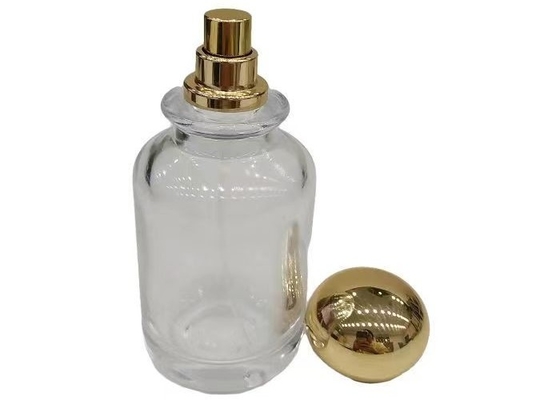 Buy Customized Round Gold Zamak Perfume Lid Simple Style Zinc Alloy Perfume Cap online manufacture