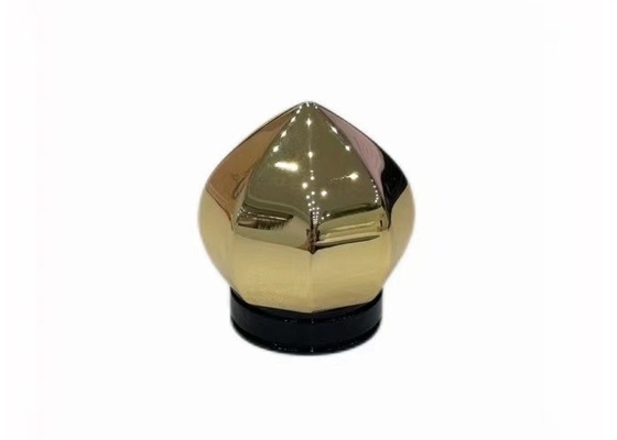 Buy Gold Irregular Shaped Perfume Bottle Caps Customized Perfume Bottle Tops online manufacture