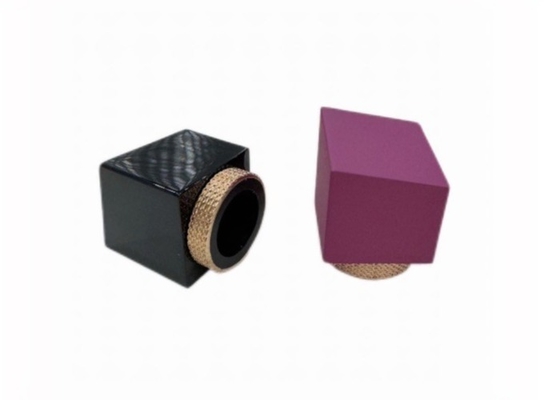 Buy Colorful Irregular Retangular Shape Perfume Bottle Caps Customized Perfume Cover online manufacture