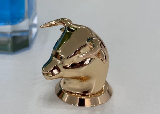 Buy Zinc-Alloy Bull-Shaped Perfume Bottle Caps For Matching With Perfume Bottles online manufacture