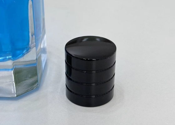 Buy Zinc-Alloy Premium Black Perfume Bottle Caps For Sustainable Packaging online manufacture