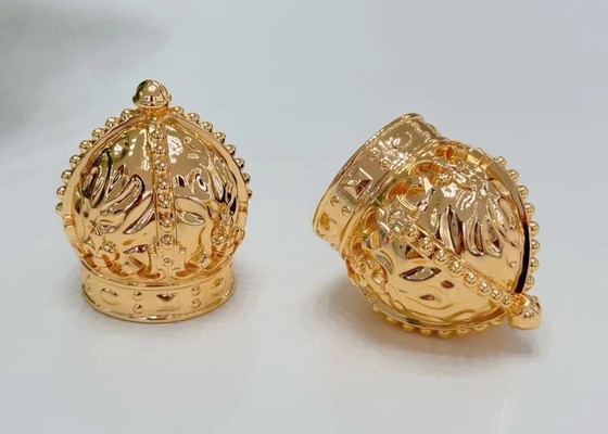Buy Gold Crown Zinc Alloy Zamak Perfume Caps For Luxurious Fragrance Experience online manufacture