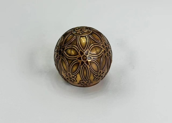 Buy Exquisite Round Old Gold Zamak Perfume Caps Zinc Alloy Perfume Bottle Cover Lids online manufacture