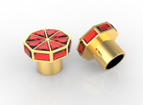 Buy Customized Diamond Zinc Alloy Perfume Bottle Caps for Perfume Bottles online manufacture